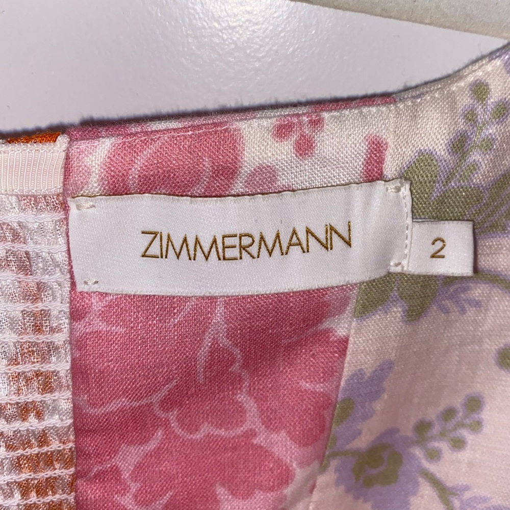 ZIMMERMANN
Postcard Spliced Mini Dress - Picture 4 of 4